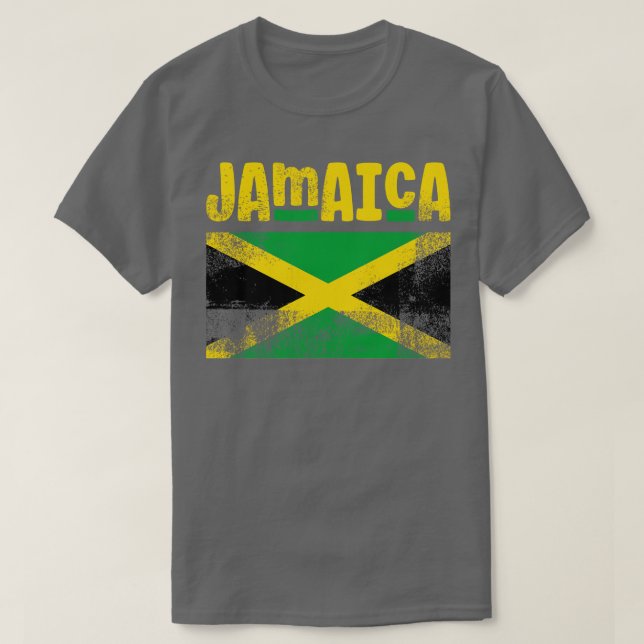 Camiseta Bandera de Jamaica (Diseño del anverso)