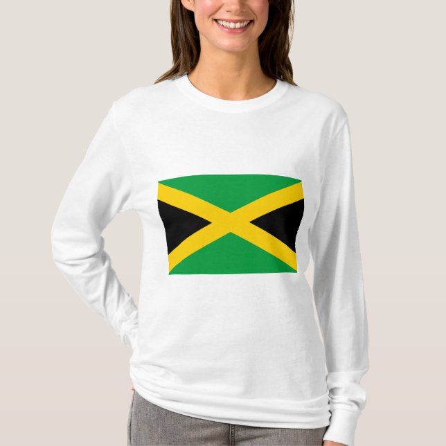 Camiseta Bandera de Jamaica (Anverso)