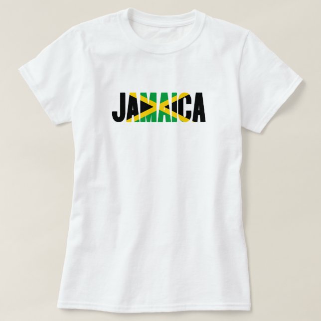 Camiseta Bandera de Jamaica (Diseño del anverso)