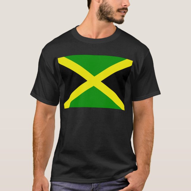 Camiseta Bandera de Jamaica (Anverso)