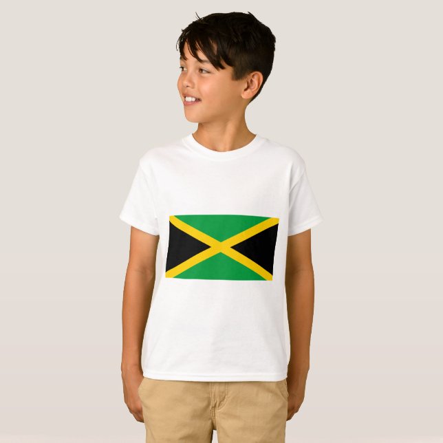 Camiseta Bandera de Jamaica (Anverso completo)