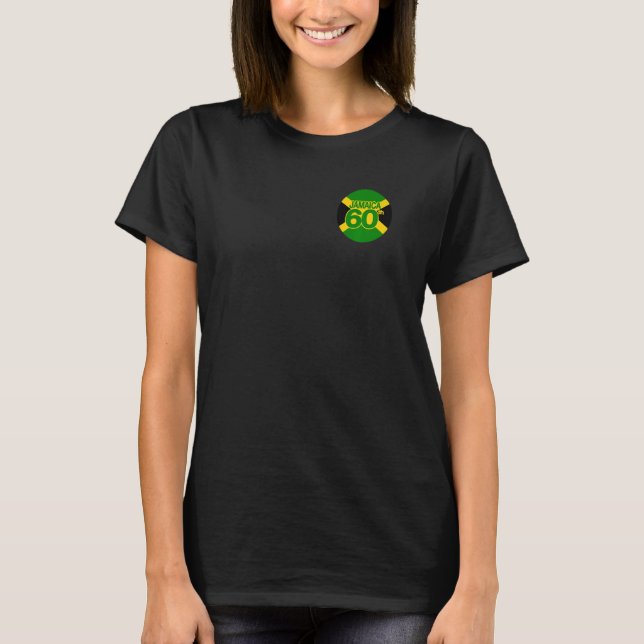Camiseta Bandera de Jamaica 60º aniversario de la independe (Anverso)
