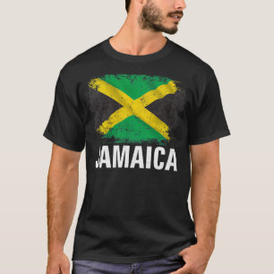 Camiseta Bandera De Jamaica Antigua Para Regalo Jamaiquino