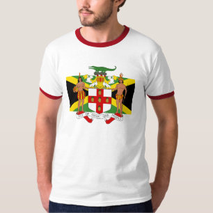 Camiseta Bandera de Jamaica del jengibre masculino T