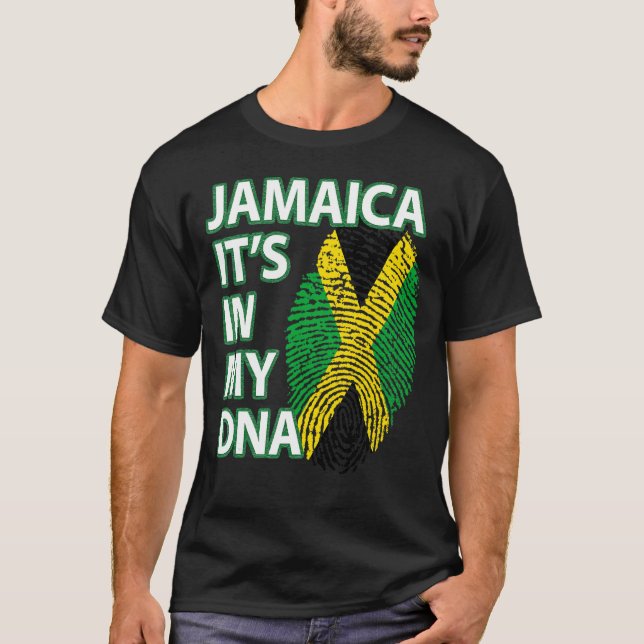 Camiseta Bandera de Jamaica es mi orgía de amor jamaiquino  (Anverso)