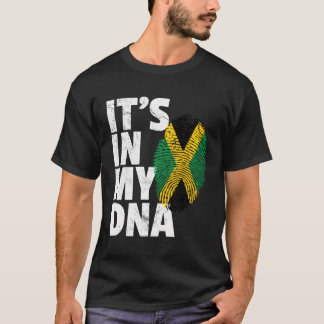 Camiseta Bandera de Jamaica Orgullo jamaiquino Isla Dna