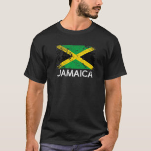 Camiseta Bandera de Jamaica   Vintage Hecho En Jamaica Rega