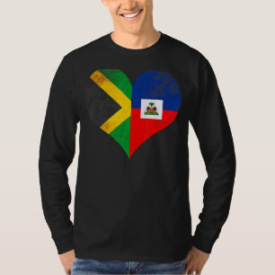 Camiseta Bandera De Jamaica Y Haití 2