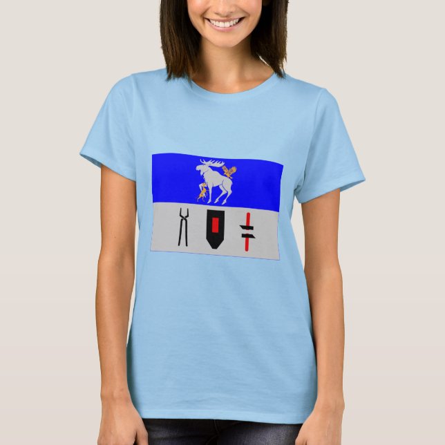 Camiseta Bandera de Jämtlands län (Anverso)