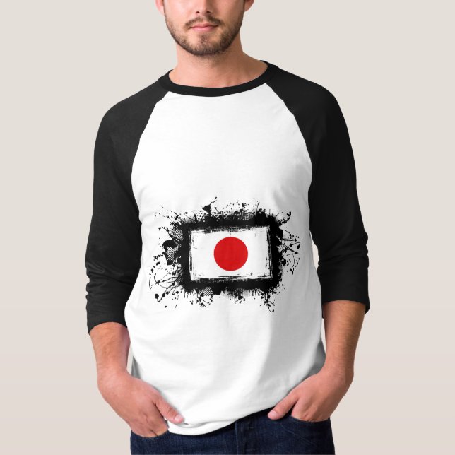 Camiseta Bandera de Japón (Anverso)