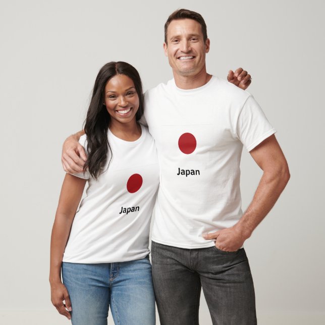 Camiseta Bandera de Japón (Unisexo)