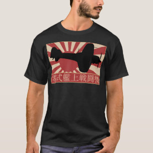Camiseta Bandera de Japón a 6000 aviones japoneses de comba