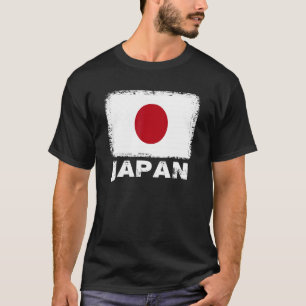 Camiseta Bandera de Japón apoya a hombres japoneses