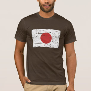 Camiseta Bandera de Japón del vintage