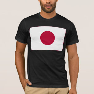 Camiseta Bandera de Japón: Hinomaru, Nisshōki, Sol rojo en 