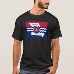 Camiseta Bandera de Jefferson City, Misuri