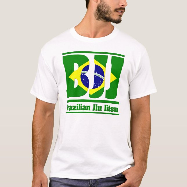 Camiseta Bandera de Jiu Jitsu del brasilen@o (Anverso)