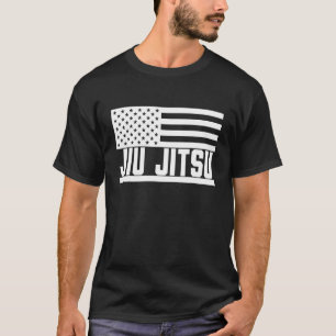 Camiseta Bandera de Jiu Jitsu USA