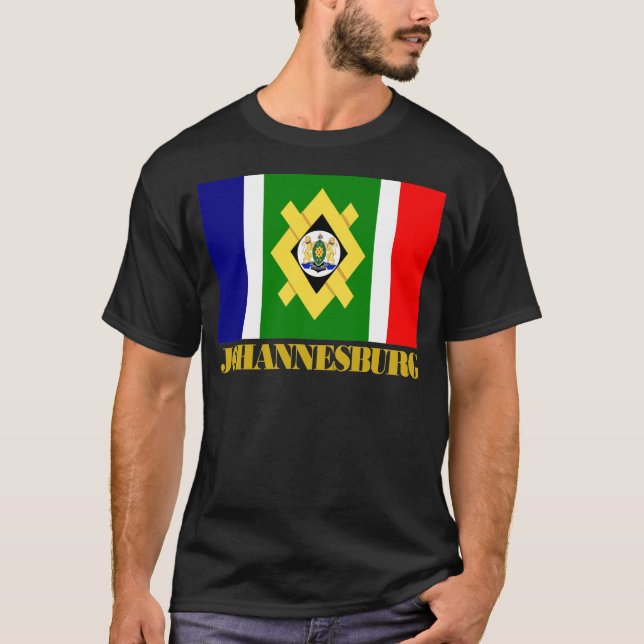 Camiseta Bandera de Johannesburgo (Anverso)
