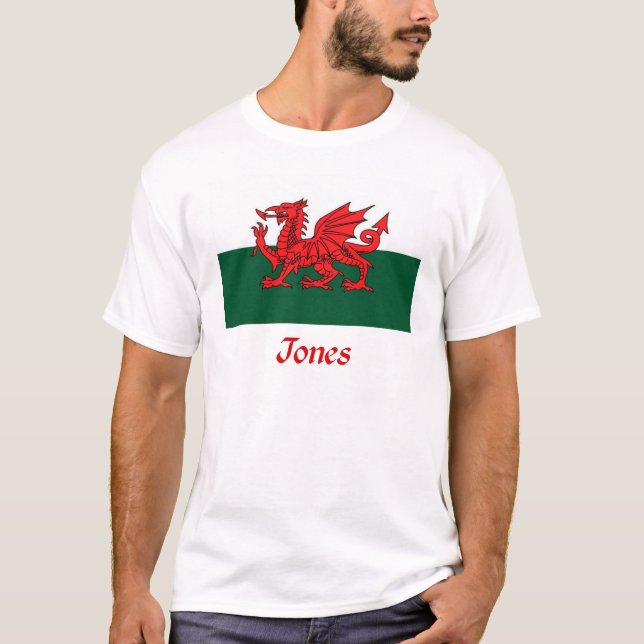 Camiseta Bandera de Jones Galés (Anverso)