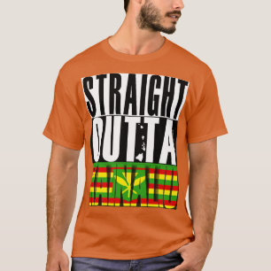 Camiseta Bandera de Kainaliu Hawai Kanaka Maoli en la parte