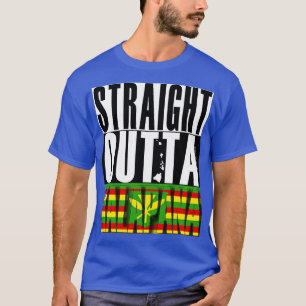 Camiseta Bandera de Kanaka Maoli en Hawái fuera de Kalapana