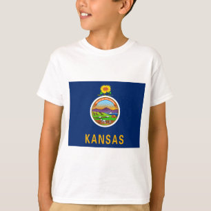 Camiseta Bandera de Kansas