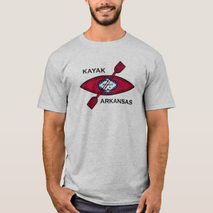 Camiseta Bandera de Kayak Arkansas