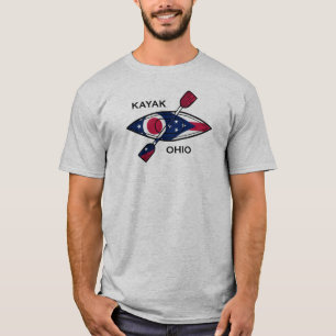 Camiseta Bandera de Kayak Ohio