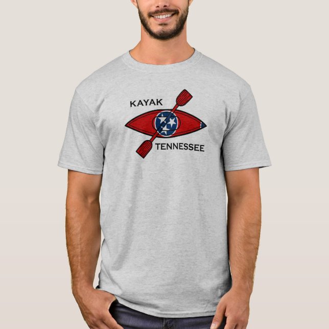 Camiseta Bandera de Kayak Tennessee (Anverso)