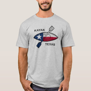 Camiseta Bandera de Kayak Texas
