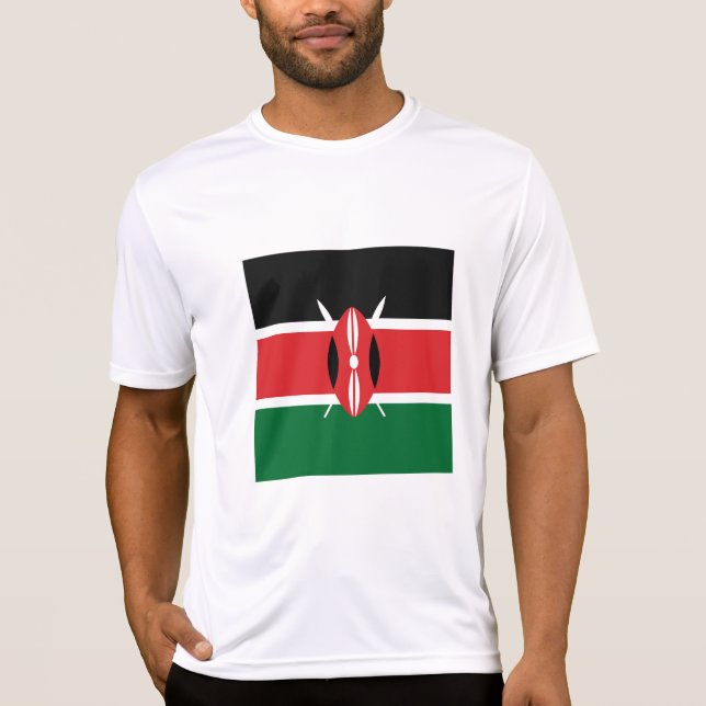 Camiseta Bandera de Kenia (Anverso)