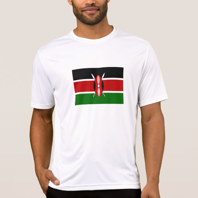 Camiseta Bandera de Kenia (Anverso)