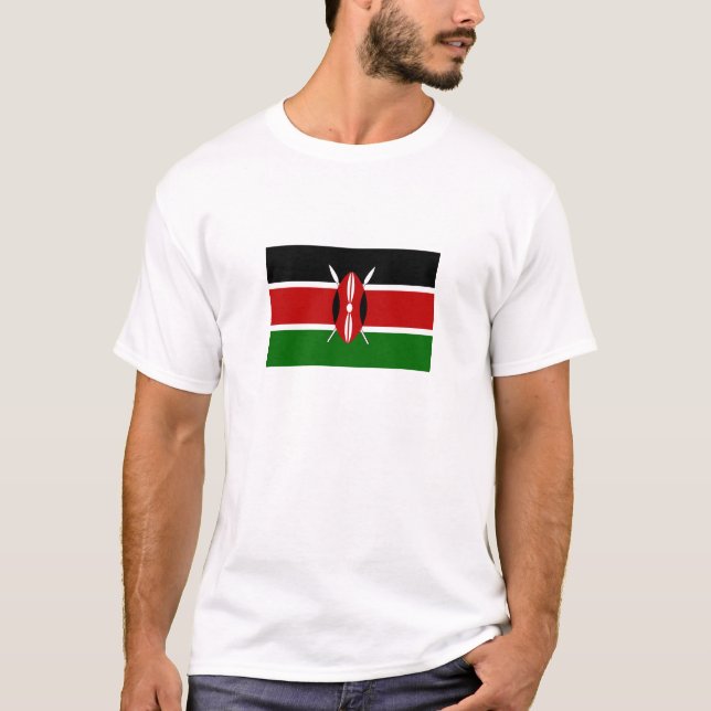 Camiseta Bandera de Kenia (Anverso)
