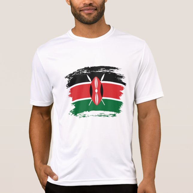 Camiseta Bandera de Kenia (Anverso)