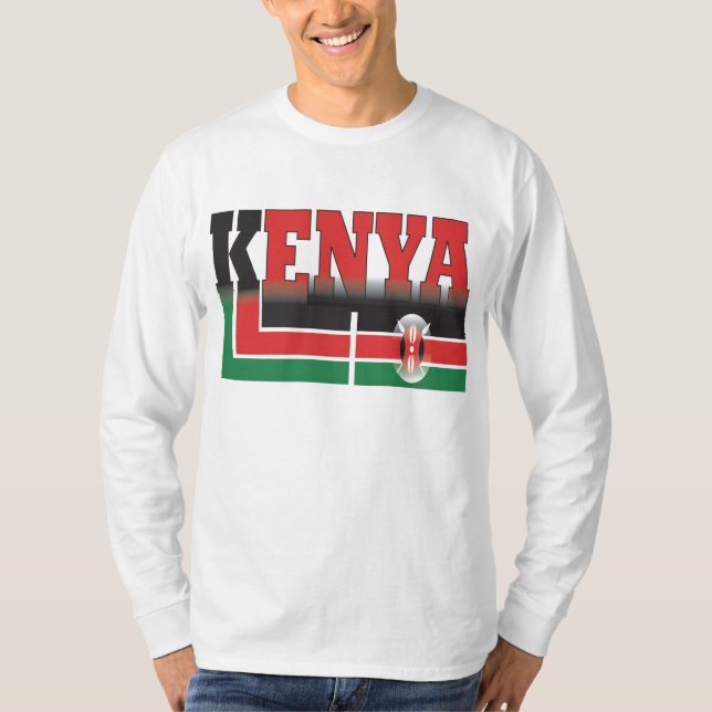 CAMISETA BANDERA DE KENIA (Anverso)