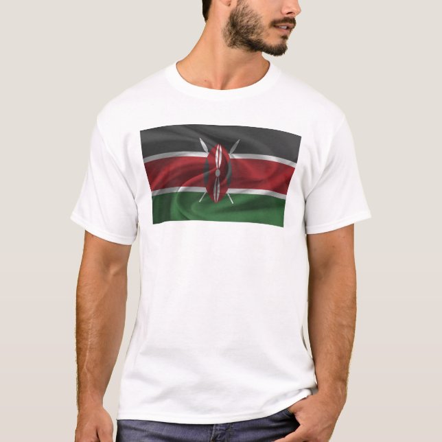 Camiseta Bandera De Kenia (Anverso)
