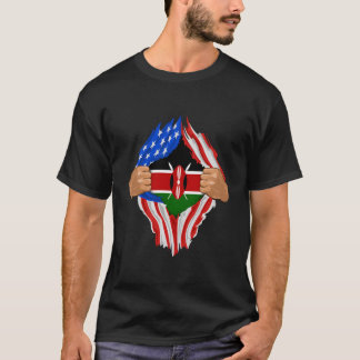 Camiseta Bandera de Kenia dentro de mí