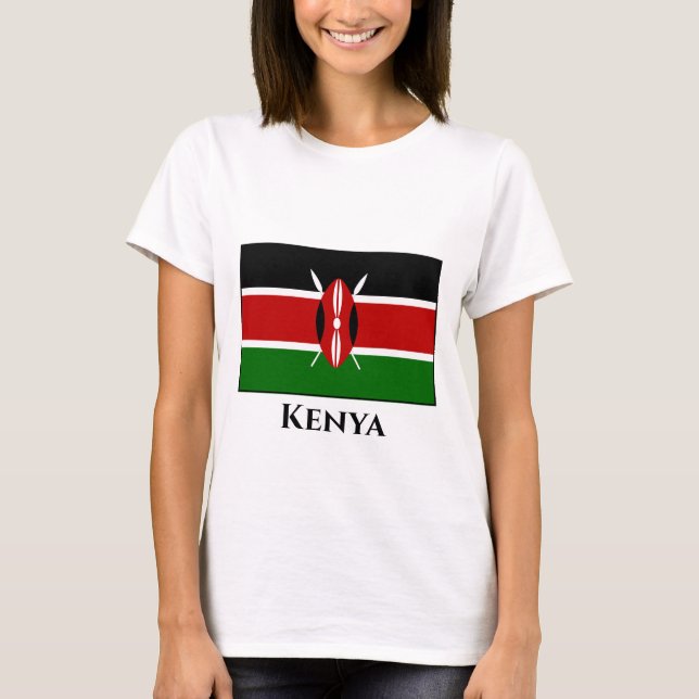 Camiseta Bandera de Kenia (keniana) (Anverso)
