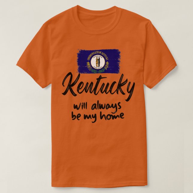 Camiseta Bandera de Kentucky Orgullo del Estado de la Bande (Diseño del anverso)
