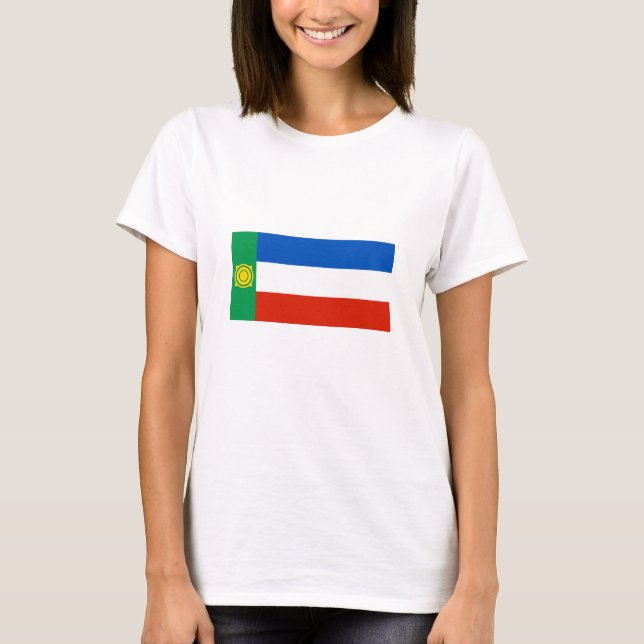 Camiseta Bandera de Khakasia (Anverso)
