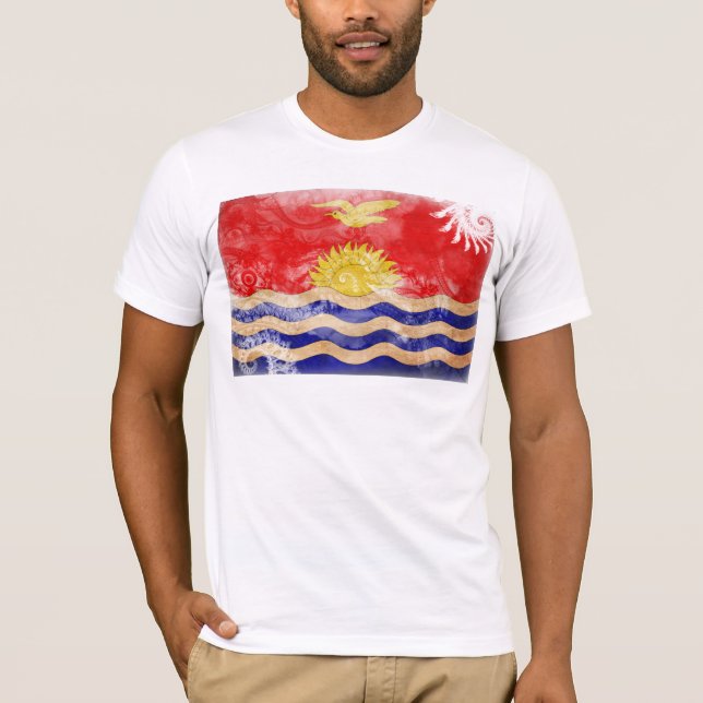 Camiseta Bandera de Kiribati (Anverso)
