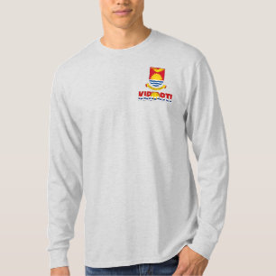 Camiseta Bandera de Kiribati y Patriótico del Escudo de Arm