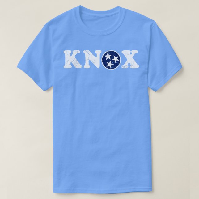 Camiseta Bandera de Knox Knoxville Tennessee (Diseño del anverso)