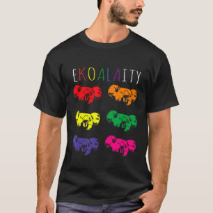 Camiseta Bandera De Koala Para Igualdad Orgullo Gay Lgb