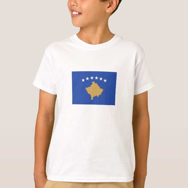 Camiseta Bandera de Kosovo (Anverso)