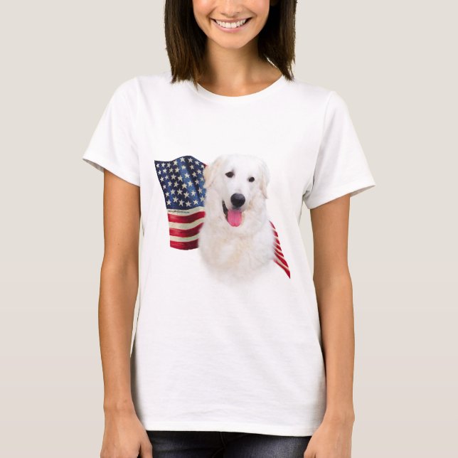 Camiseta Bandera de Kuvasz (Anverso)