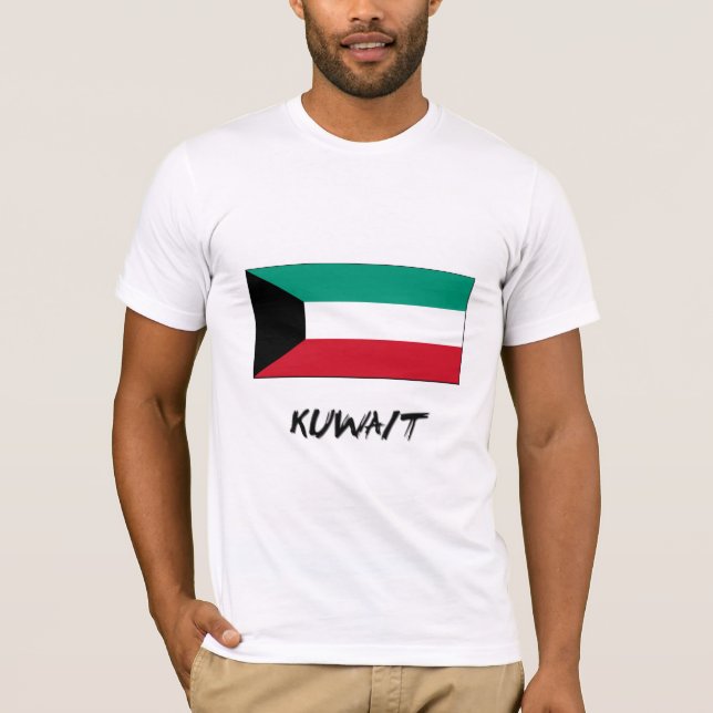 Camiseta Bandera de Kuwait (Anverso)