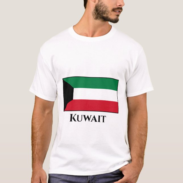 Camiseta Bandera de Kuwait (Anverso)