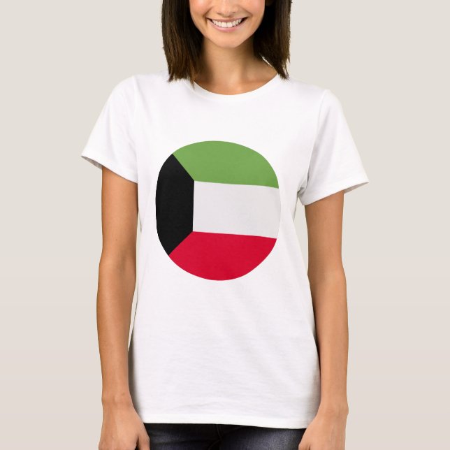 Camiseta Bandera de Kuwait (Anverso)